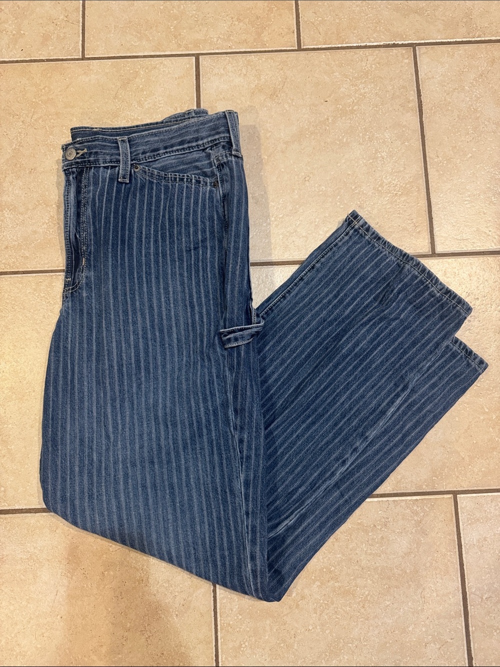 Old Navy Striped Jeans